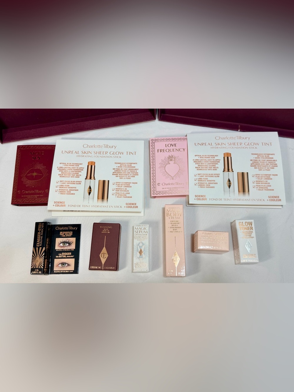 Charlotte Tilbury Makeup Magic Serum Body Cream Mascara Lot 10 Pcs New In Boxes - Picture 1 of 16